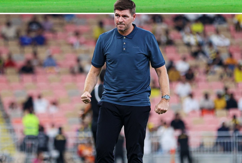 Steven Gerrard drops first words after thrashing Benzema’s Al-Ittihad